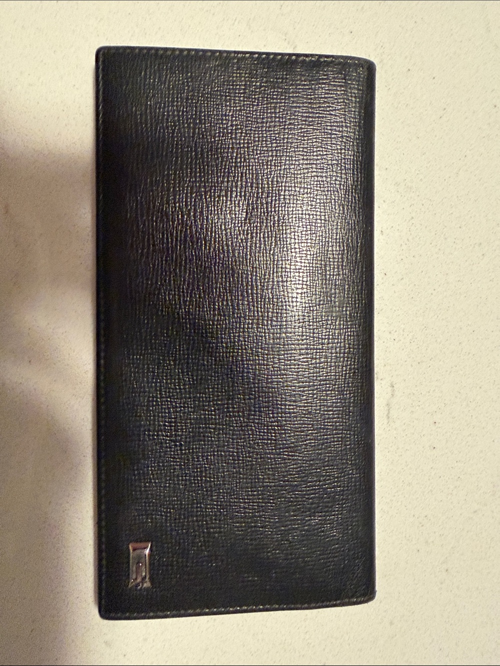 Gucci black leather long/continental wallet